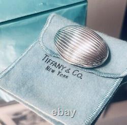 Vintage Tiffany & Co. Sterling Silver Pill Trinket Box Mario Buatta RARE