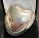 Vintage Tiffany Heart Box, Rare 925 Ss Opens Lg 1.34x1.34 21 Gr J-69 L@@k