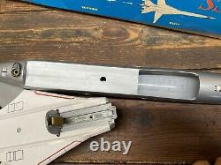 Vintage Tin Daiya Battery Operated Boeing 2707 Sst Working & Box Rare Pan Am Nos