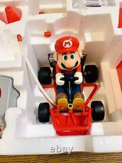 Vintage Toy Mario Kart Nikko Mario RC With Box From Japan Very Rare