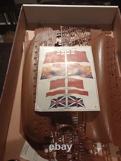 Vintage rare Airfix 1/180 HMS Prince. Open box. Complete