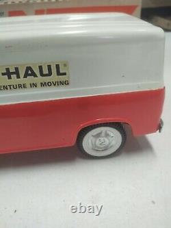 Vintage steel Nylint UHaul Ford Econo-van Econolinein box 5801 truck rare toy