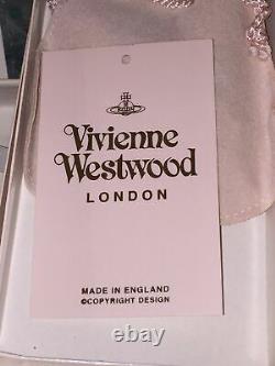 Vtg 1994 Vivienne Westwood Pearl Triple Orb Logo Choker Necklace Gold Box Rare