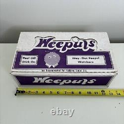 Weepuls Vintage Fuzzy Pom Poms Rare Unique Full Retail Display Box Figures