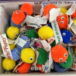 Weepuls Vintage Fuzzy Pom Poms Rare Unique Full Retail Display Box Figures