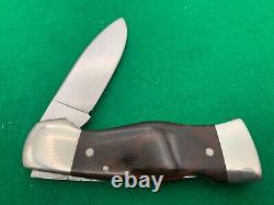 Western Rare Vintage 1977 45 Yrs Old Lock Back Knife Box, Sheath, Papers