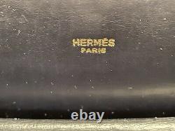 100% Auth Hermès Sac 404 Doctor Bag Vintage Box Calf 1950s Rare Leather