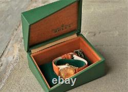 1963 Rolex 18k 1601 Datejust Alpha Hands Pie-pan Dial Vintage Original Rare Box