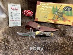 1984 Cas XX Petit Couteau De Jeu Avec Stag Poignée Gaine Menthe Dans Vintage Box Rare