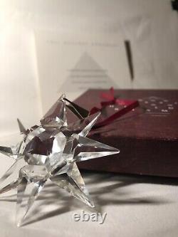 1991 Swarovski Holiday Crystal Ornament, Version Américaine Édition Annuelle, En Boîte Rare