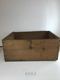 Antique Ball Mason Jar Boîte De Livraison En Bois Crate Rare! Beautiful