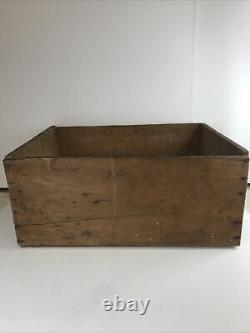 Antique Ball Mason Jar Boîte De Livraison En Bois Crate Rare! Beautiful
