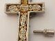 Antique Vintage Cross Reliquary Box Pendant Relics Saint Apostles Rare! C'est Pas Vrai. 4a2b1