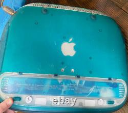 Apple Ibook Clamshell G3 Blueberry En Boîte Mac Os 9 Rare Vintage