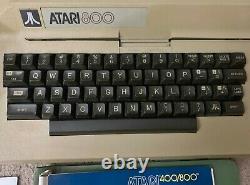 Atari 800 Le Système Informatique Programmeur Avecbox & Manuels Vintage & Rare