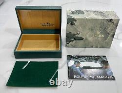 Authentic Vintage Très Rare 80s Rolex Box For Gmt Master +booklet Set Coke Pepsi