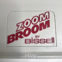 Balai tapis Vintage Zoom Broom par Bissell dans sa boîte d'origine (RARE) Fabriqué aux États-Unis