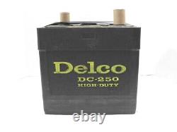 Batterie Vintage Gm Delco Dc-350 de haute capacité des années 1970 pour flotte commerciale dans sa boîte d'origine rare