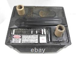 Batterie Vintage Gm Delco Dc-350 de haute capacité des années 1970 pour flotte commerciale dans sa boîte d'origine rare