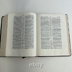 Bible de référence Vintage RARE Nelson 495 KJV avec large marge et boîte d'origine 1972.