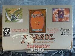 Boîte Booster Antiquuites Vide 1993 Very Rare Mtg Magic The Gathering Vintage