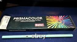 Boîte De 12 Anciens Crayons D'art Berol Prismacolor Deco Blue Rare Retire New Nos
