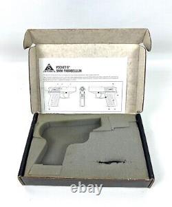Boîte De Pistolet En Carton De 9mm De Parabellum Rétro Vintage Detonics Avec Mousse Rare