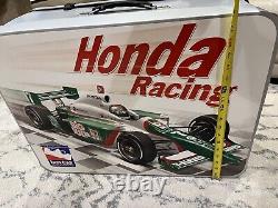 Boîte à lunch de course Grand Prix Honda F1 Indy CART Rare Cadeau de Concessionnaire Vintage