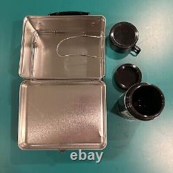 Boîte à lunch en aluminium AcDelco vintage avec tasse et filtres à huile Ac, GM OE/Original Rare