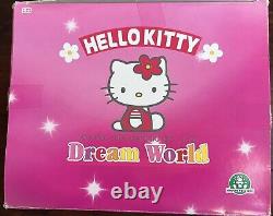 Boîte à musique carrousel vintage BANDAI FRANCE 'Rare Hello Kitty Rose Panier Dreamworld'