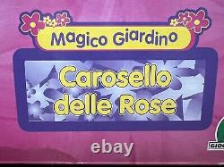 Boîte à musique carrousel vintage BANDAI FRANCE 'Rare Hello Kitty Rose Panier Dreamworld'