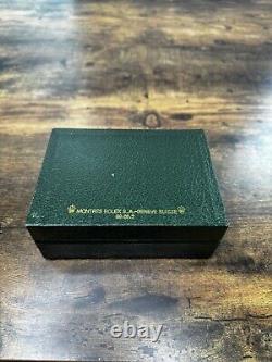 Boîte de montre Rolex des années 70 rare et vintage Montres S. A. Genève Suisse 68.00.2 Original