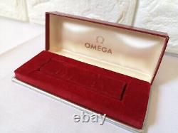 Boîtier vide de montre vintage OMEGA en boîte rouge rare