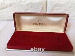 Boîtier vide de montre vintage OMEGA en boîte rouge rare