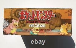 Booster Pokemon Japonais Fossil Empty Booster Box Rare Vintage Articuno Zapdos Légende