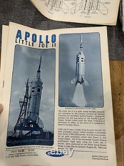 Centuri Vintage Kit # Ks-8 Apollo Little Joe II 1/45 Échelle Dans La Boîte -rare
