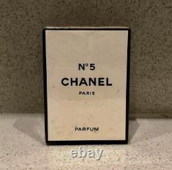 Chanel No. 5 PURE Parfum (14 ml) VINTAGE Neuf et SCELLÉ dans sa boîte! Rare Gem Mint