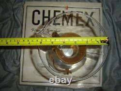 Chemex Vintage Soufflé à la main des années 60 avec filtres dans la boîte. Condition rare de stock ancien neuf.