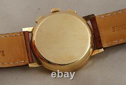 Chronographe Vintage Longines Valjoux 72 Cal Rare Clean Watch Box Papers Des Années 1980