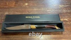 Couteau vintage Sonia Rykiel avec boîte Rare tel quel
