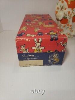 Création Gund en caoutchouc vintage de Bunnigirl Bunny Rabbit avec boîte originale - RARE et neuf.