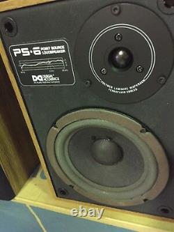 Design Acoustics Ps-6 Haut-parleurs Paire Flambant Neuf Dans La Boîte! Millésime Rare