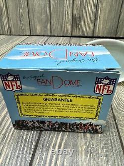 Dôme à neige vintage des fans des Miami Dolphins sous licence NFL, original dans sa boîte, RARE
