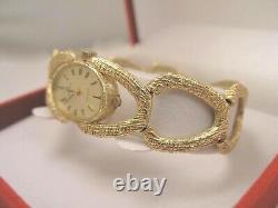 Élégant 14 K Solid Gold Omega Deville Rare Vintage C. 1968 Montre-bracelet Avec Boîte