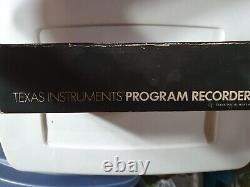 Enregistreur de programme Texas Instrument BOÎTE UNIQUEMENT Rare Vintage.