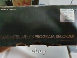 Enregistreur de programme Texas Instrument BOÎTE UNIQUEMENT Rare Vintage.
