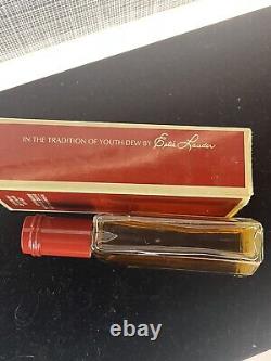 Estée Lauder CINNABAR parfum original vintage FRAGRANCE Rare Splash 2oz avec boîte