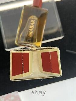 Estée Lauder CINNABAR parfum original vintage FRAGRANCE Rare Splash 2oz avec boîte