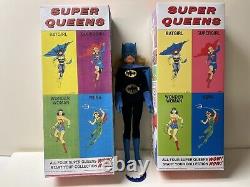 Figurine RARE Vintage Ideal Captain Action Super Queens Batgirl avec NOUVELLE boîte de reproduction