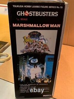 Figurine japonaise rare de Tsukuda Ghostbusters 14, homme guimauve vintage de 1984, en boîte